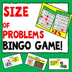 Size of Problems BINGO! Counseling or Classroom SEL Game